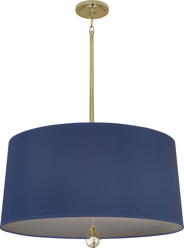 Robert Abbey - BN328 - Three Light Pendant - Williamsburg Custis - Modern Brass from Lighting & Bulbs Unlimited in Charlotte, NC