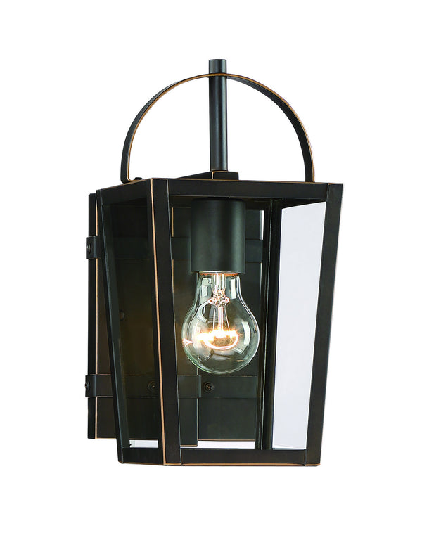Minka-Lavery - 72721-143C - One Light Outdoor Lantern - Rangeline - Oil Rubbed Bronze W/ Gold High from Lighting & Bulbs Unlimited in Charlotte, NC