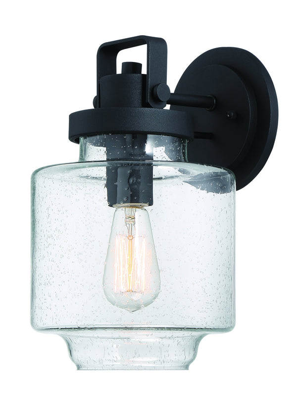 Minka-Lavery - 72773-66 - One Light Outdoor Wall Mount - Rosecrans - Coal from Lighting & Bulbs Unlimited in Charlotte, NC
