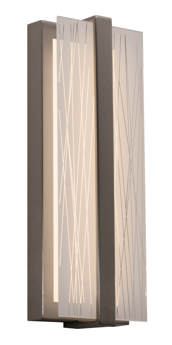 AFX Lighting - GLYS140512L30D1SN - LED Wall Sconce - Gallery - Satin Nickel from Lighting & Bulbs Unlimited in Charlotte, NC