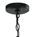 Three Light Pendant from the Voleta Collection in Black Finish by Kichler