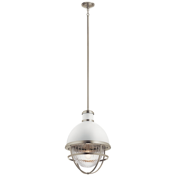 Kichler - 43012NI - One Light Foyer Pendant - Tollis - Brushed Nickel from Lighting & Bulbs Unlimited in Charlotte, NC