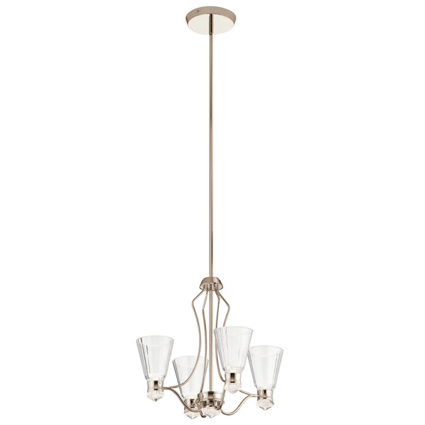 Kichler - 44353PNLED - LED Chandelier - Kayva - Polished Nickel from Lighting & Bulbs Unlimited in Charlotte, NC