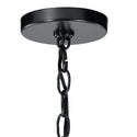 Five Light Chandelier from the Valserrano Collection in Black Finish by Kichler