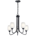 Kichler - 44377BK - Five Light Chandelier - Valserrano - Black from Lighting & Bulbs Unlimited in Charlotte, NC