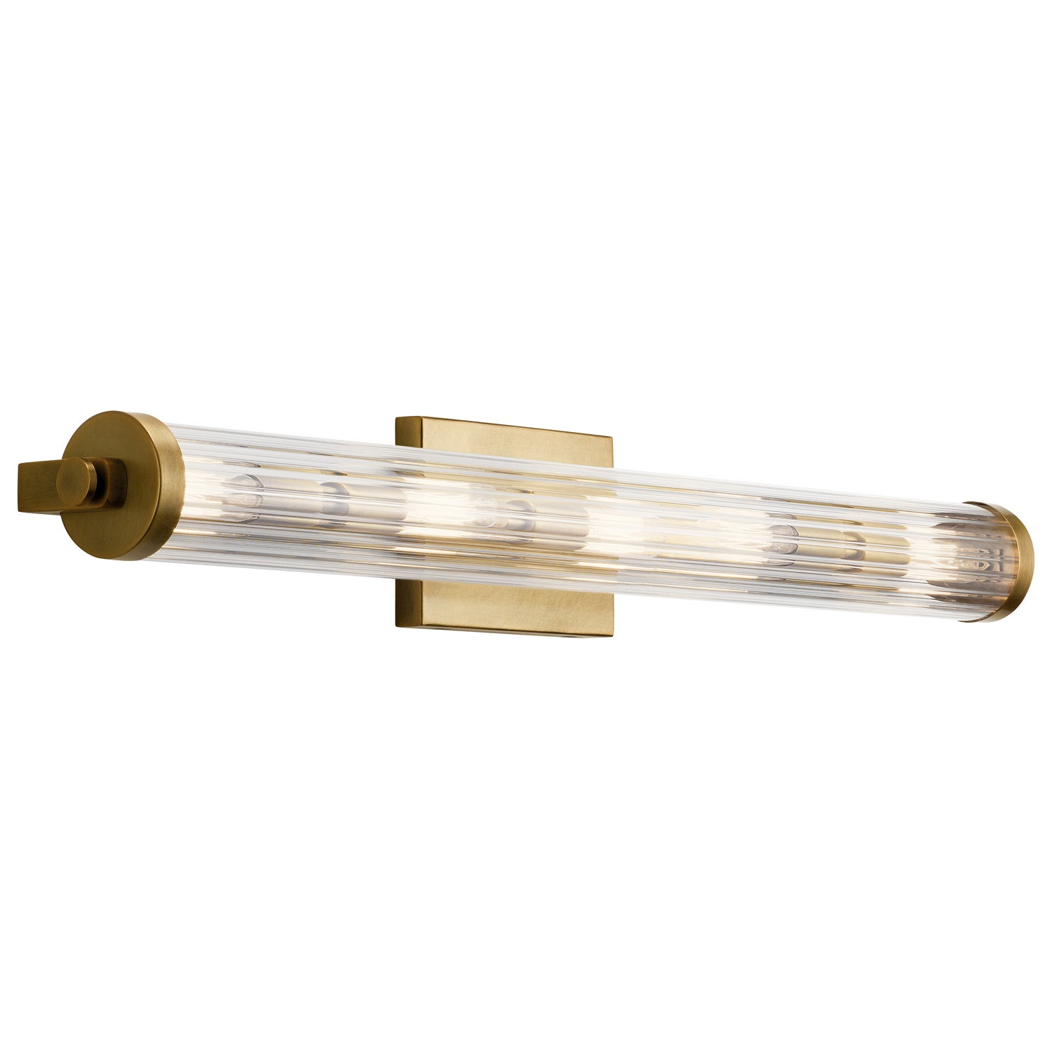 Kichler - 45650NBR - Five Light Linear Bath - Azores - Natural Brass from Lighting & Bulbs Unlimited in Charlotte, NC