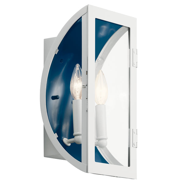 Kichler - 49286WH - Two Light Outdoor Wall Mount - Narelle - White from Lighting & Bulbs Unlimited in Charlotte, NC
