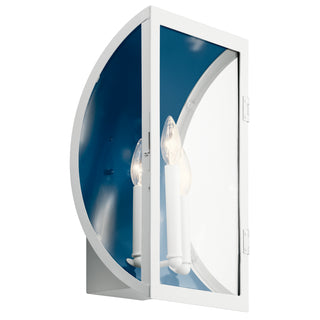 Kichler - 49288WH - Three Light Outdoor Wall Mount - Narelle - White from Lighting & Bulbs Unlimited in Charlotte, NC