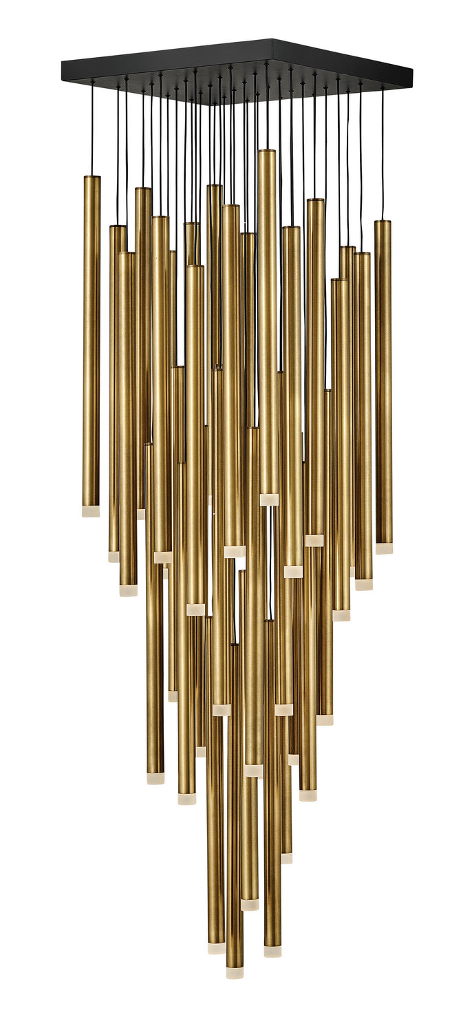 Fredrick Ramond - FR49908HBR - LED Pendant - Harmony - Heritage Brass from Lighting & Bulbs Unlimited in Charlotte, NC