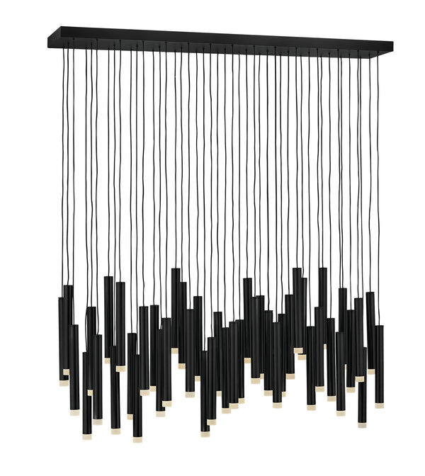 Fredrick Ramond - FR49909BLK - LED Linear Pendant - Harmony - Black from Lighting & Bulbs Unlimited in Charlotte, NC