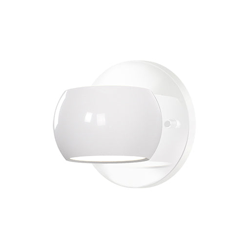 Kuzco Lighting - WS46604-GWH - LED Wall Sconce - Flux - Gloss White from Lighting & Bulbs Unlimited in Charlotte, NC