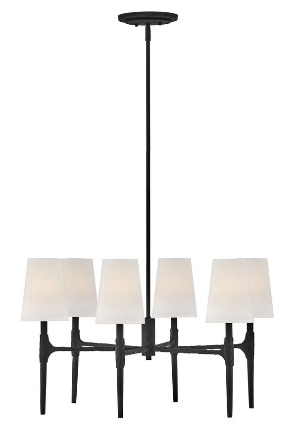Hinkley - 4466BK - LED Chandelier - Beaumont - Black from Lighting & Bulbs Unlimited in Charlotte, NC