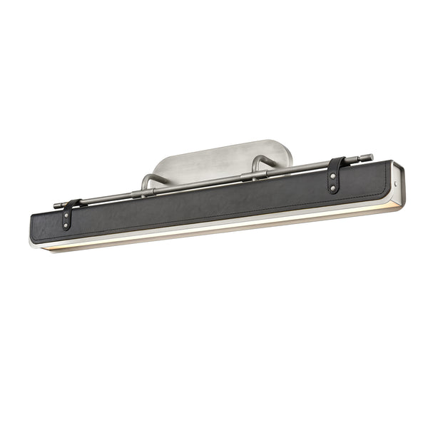 Alora - WV307931ANTL - LED Wall Sconce - Valise - Aged Nickel/Tuxedo Leather from Lighting & Bulbs Unlimited in Charlotte, NC