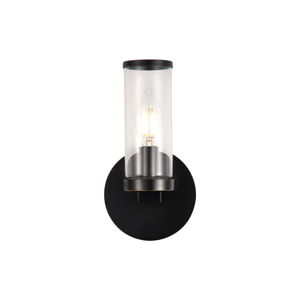 Alora - WV309001UBCG - One Light Wall Sconce - Revolve - Clear Glass/Urban Bronze from Lighting & Bulbs Unlimited in Charlotte, NC