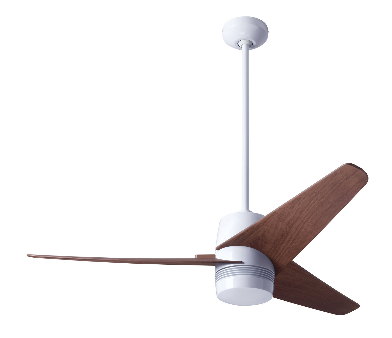 Modern Fan Co - VEL-GW-48-MG-NL-CC - 48"Ceiling Fan - Velo DC - Gloss White from Lighting & Bulbs Unlimited.