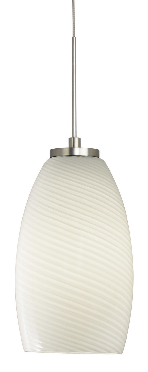 Stone Lighting - PD185OPSNLA12M - LED Pendant - Java - Satin Nickel from Lighting & Bulbs Unlimited in Charlotte, NC