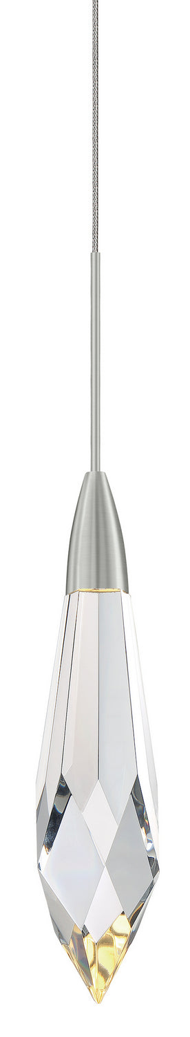 Stone Lighting - PD978CRSNX1C - One Light Pendant - Marquis - Satin Nickel from Lighting & Bulbs Unlimited in Charlotte, NC
