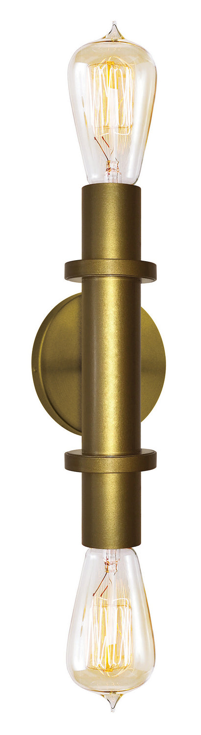 Stone Lighting - WS327DSBRTL6A - Wall Sconce - Firenze - Satin Brass from Lighting & Bulbs Unlimited in Charlotte, NC