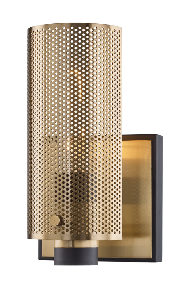 Troy Lighting - B6871 - One Light Wall Sconce - Pilsen - Modern Bronze And Aged Brass from Lighting & Bulbs Unlimited in Charlotte, NC