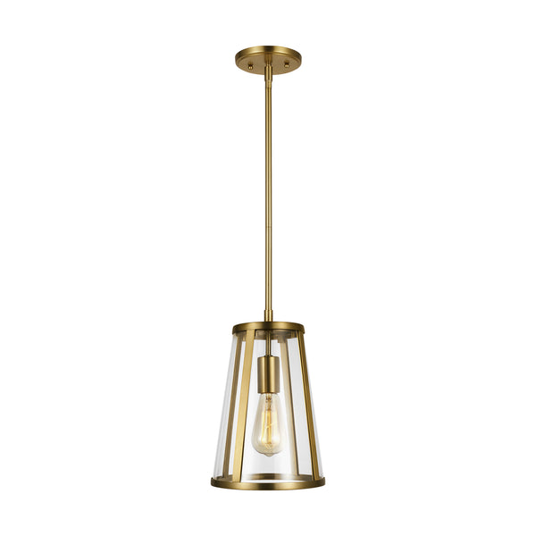 Visual Comfort Studio - P1287BBS - One Light Pendant - Harrow - Burnished Brass from Lighting & Bulbs Unlimited in Charlotte, NC