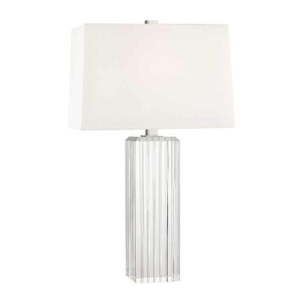 Hudson Valley - L1058-PN - One Light Table Lamp - Hague - Polished Nickel from Lighting & Bulbs Unlimited in Charlotte, NC