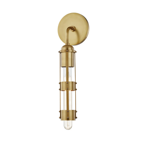 Mitzi - H272101-AGB - One Light Wall Sconce - Violet - Aged Brass from Lighting & Bulbs Unlimited in Charlotte, NC