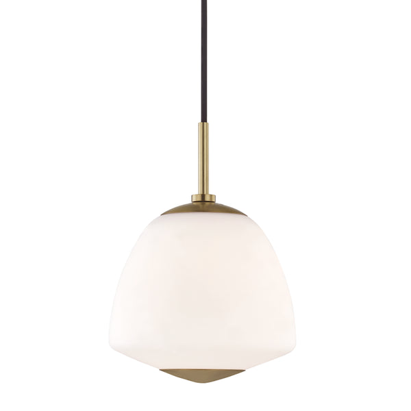 Mitzi - H288701S-AGB - One Light Pendant - Jane - Aged Brass from Lighting & Bulbs Unlimited in Charlotte, NC