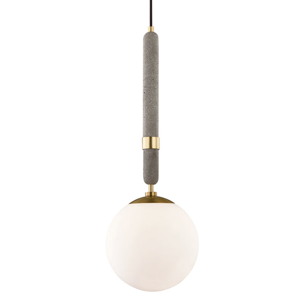 Mitzi - H289701L-AGB - One Light Pendant - Brielle - Aged Brass from Lighting & Bulbs Unlimited in Charlotte, NC
