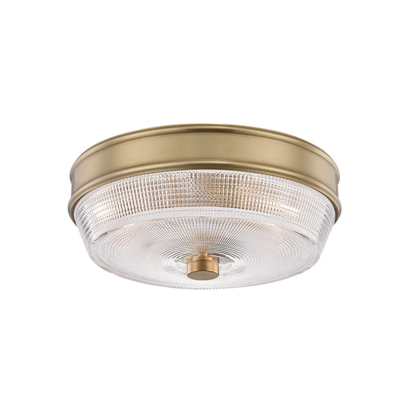 Mitzi - H309501-AGB - Two Light Flush Mount - Lacey - Aged Brass from Lighting & Bulbs Unlimited in Charlotte, NC