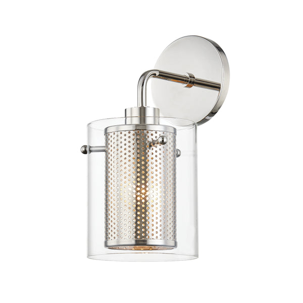 Mitzi - H323101-PN - One Light Wall Sconce - Elanor - Polished Nickel from Lighting & Bulbs Unlimited in Charlotte, NC