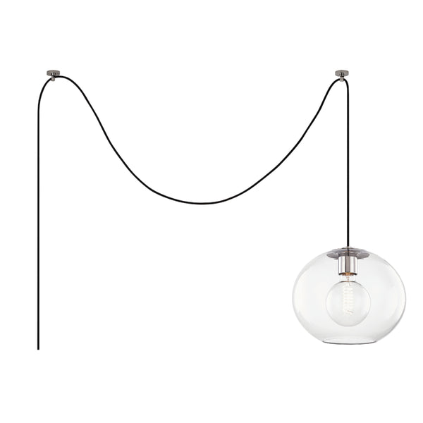 Mitzi - HL270701L-PN - One Light Pendant - Margot - Polished Nickel from Lighting & Bulbs Unlimited in Charlotte, NC