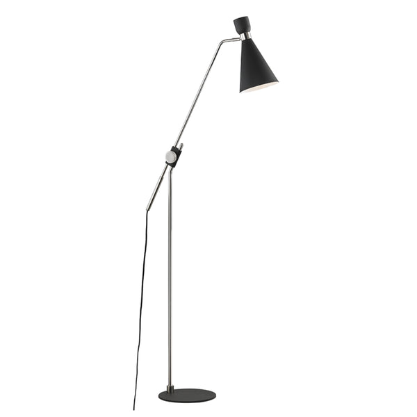 Mitzi - HL295401-PN/BK - One Light Floor Lamp - Willa - Polished Nickel/Black from Lighting & Bulbs Unlimited in Charlotte, NC