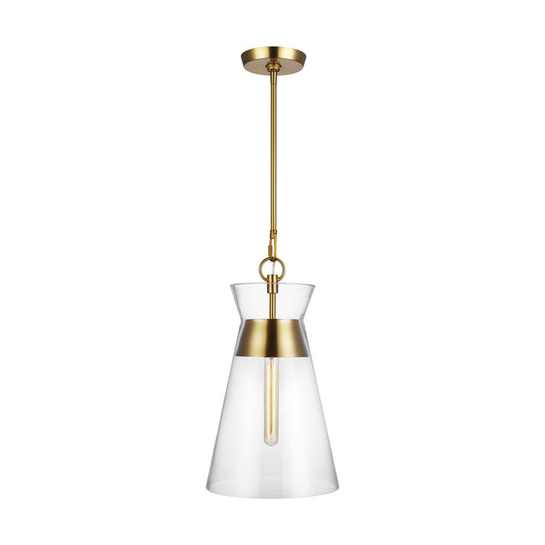 Visual Comfort Studio - CP1021BBS - One Light Pendant - Atlantic - Burnished Brass from Lighting & Bulbs Unlimited in Charlotte, NC