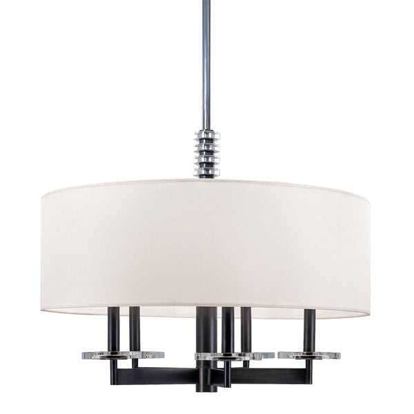 Hudson Valley - 8824-PN - Five Light Chandelier - Chelsea - Polished Nickel from Lighting & Bulbs Unlimited in Charlotte, NC
