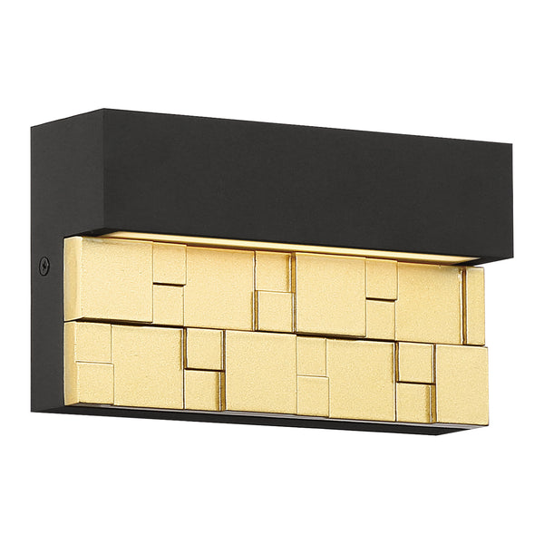 Access - 20049LEDDMG-BRZ/GLD - LED Wall Sconce - Grid - Bronze with Gold from Lighting & Bulbs Unlimited in Charlotte, NC