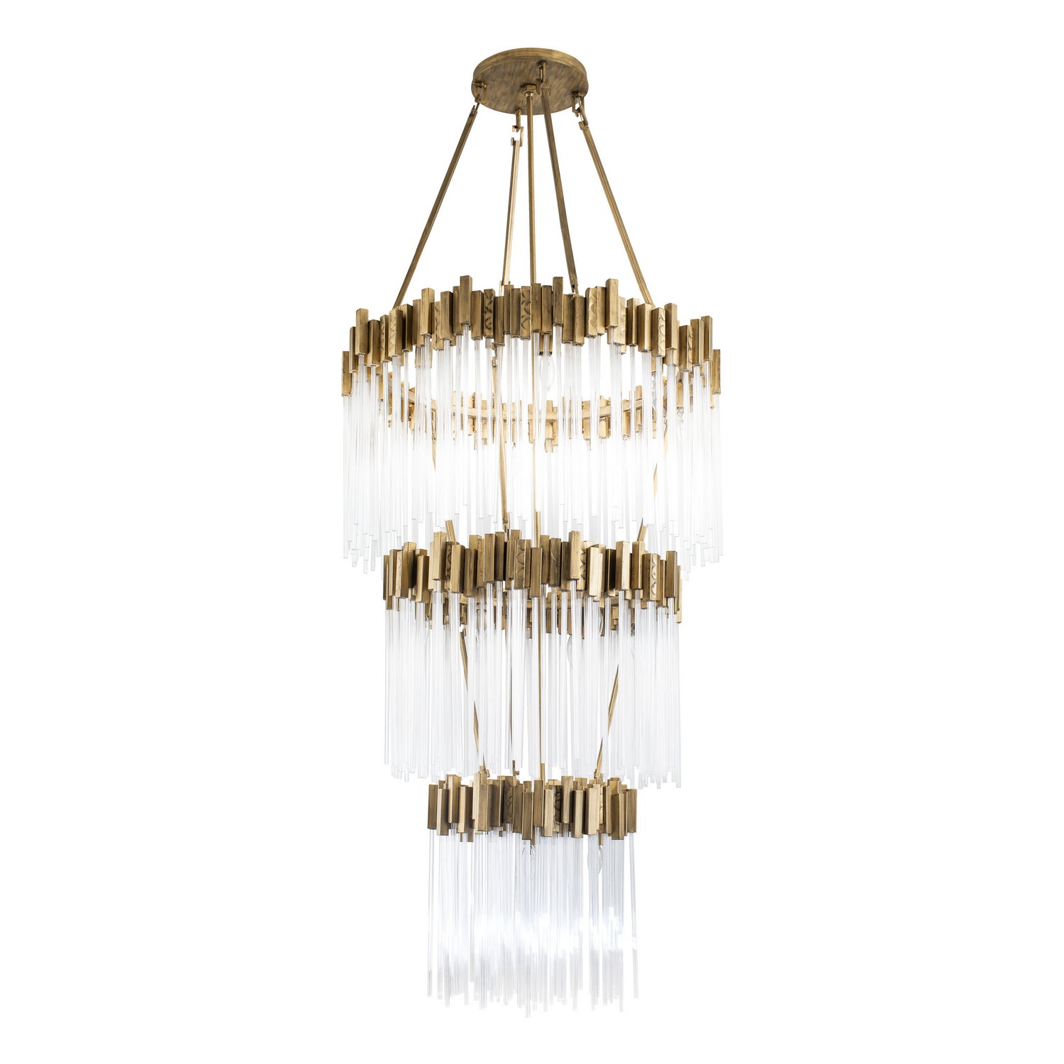 Varaluz - 309C19HG - 19 Light Chandelier - Matrix - Havana Gold from Lighting & Bulbs Unlimited in Charlotte, NC