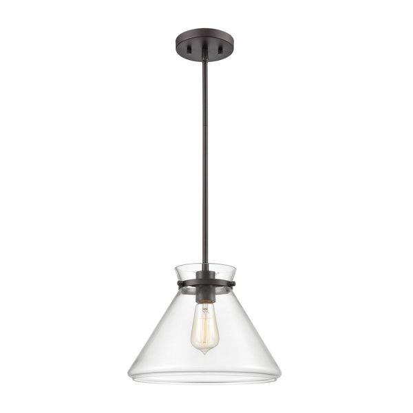 ELK Home - 85215/1 - One Light Mini Pendant - Mickley - Oil Rubbed Bronze from Lighting & Bulbs Unlimited in Charlotte, NC