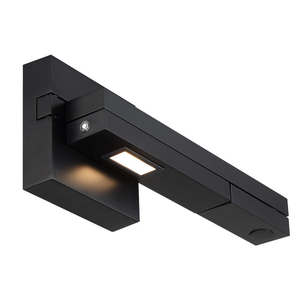 W.A.C. Lighting - BL-1021R-BK - LED Swing Arm Wall Lamp - Flip - Black from Lighting & Bulbs Unlimited in Charlotte, NC
