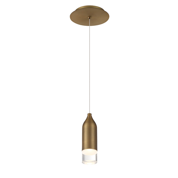 W.A.C. Lighting - PD-76908-AB - LED Pendant - Action - Aged Brass from Lighting & Bulbs Unlimited in Charlotte, NC