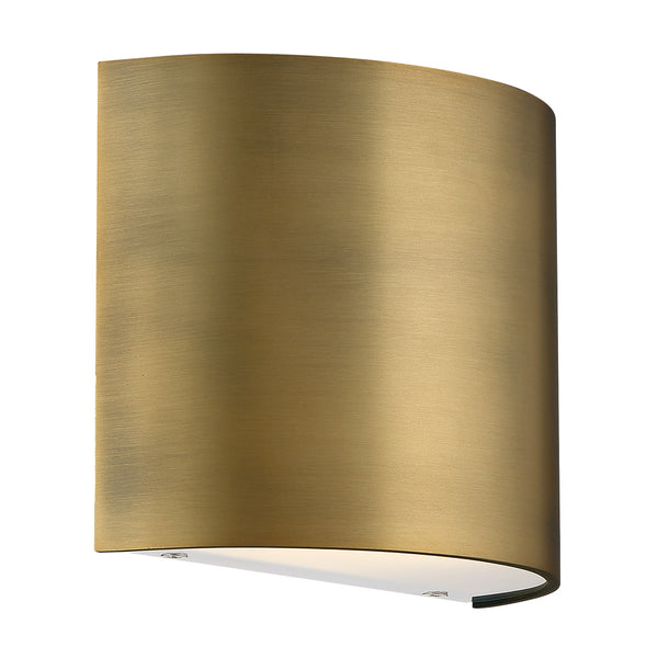 W.A.C. Lighting - WS-30907-AB - LED Wall Sconce - Pocket - Aged Brass from Lighting & Bulbs Unlimited in Charlotte, NC
