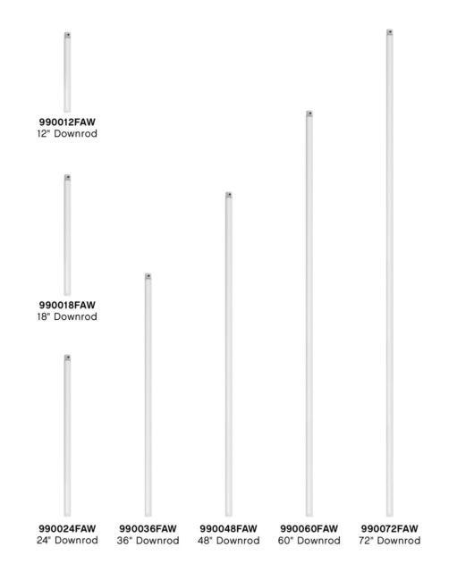 Hinkley - 990012FAW - Downrod - 12`` Downrod - Appliance White from Lighting & Bulbs Unlimited in Charlotte, NC