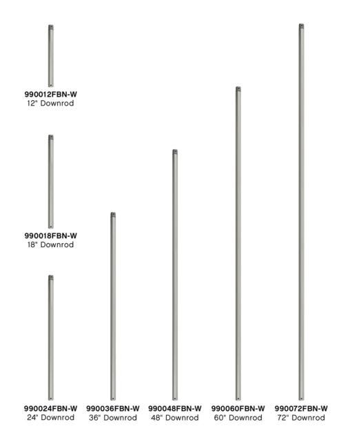 Hinkley - 990018FBN-W - Downrod - 18`` Downrod - Brushed Nickel Wet from Lighting & Bulbs Unlimited in Charlotte, NC
