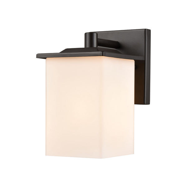 ELK Home - EN110126 - One Light Outdoor Wall Sconce - Broad Street - Textured Matte Black from Lighting & Bulbs Unlimited in Charlotte, NC