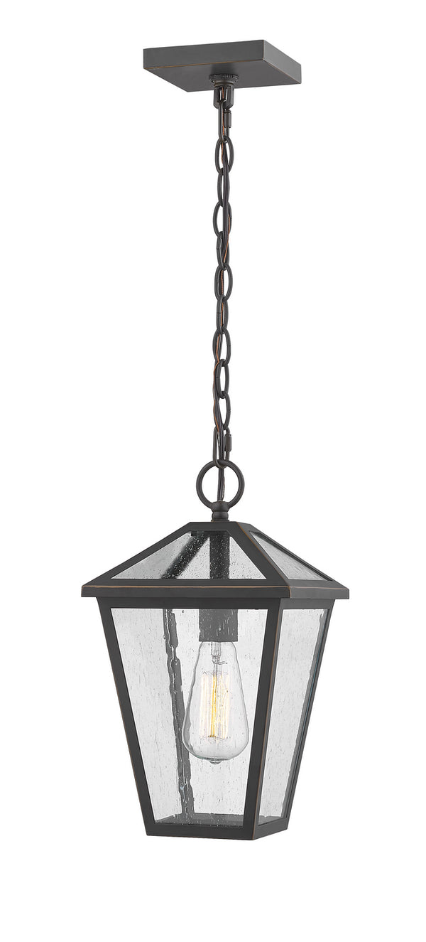 Z-Lite - 579CHM-ORB - One Light Outdoor Chain Mount Ceiling Fixture - Talbot - Oil Rubbed Bronze from Lighting & Bulbs Unlimited in Charlotte, NC