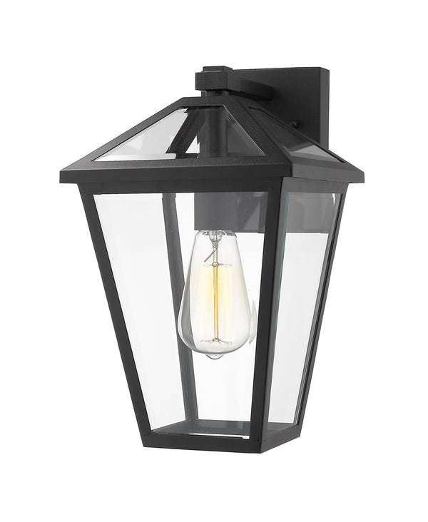 Z-Lite - 579M-BK - One Light Outdoor Wall Sconce - Talbot - Black from Lighting & Bulbs Unlimited in Charlotte, NC