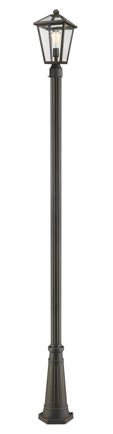 Z-Lite - 579PHMR-519P-ORB - One Light Outdoor Post Mount - Talbot - Oil Rubbed Bronze from Lighting & Bulbs Unlimited in Charlotte, NC