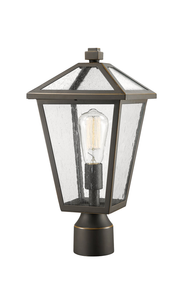 Z-Lite - 579PHMR-ORB - One Light Outdoor Post Mount - Talbot - Oil Rubbed Bronze from Lighting & Bulbs Unlimited in Charlotte, NC