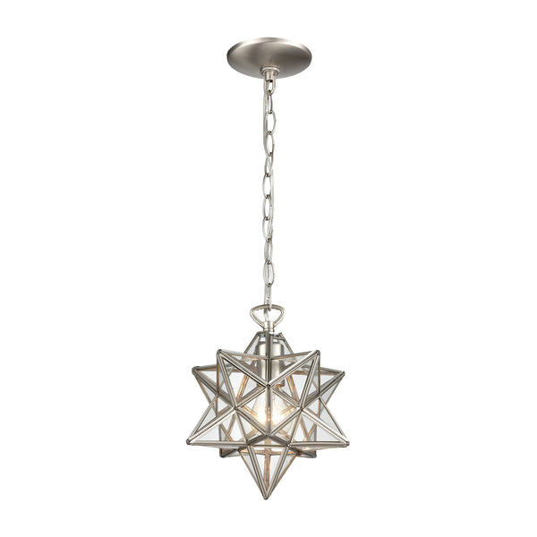 ELK Home - 1145-013 - One Light Mini Pendant - Moravian Star - Antique Nickel from Lighting & Bulbs Unlimited in Charlotte, NC