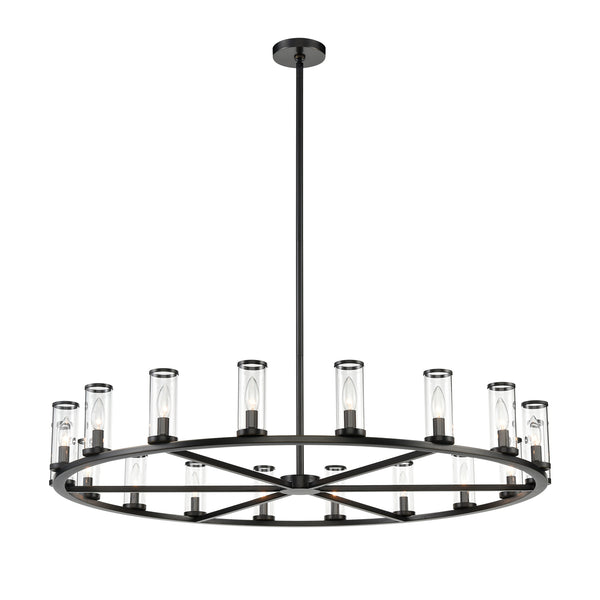 Alora - CH309018UBCG - 18 Light Chandelier - Revolve - Clear Glass/Urban Bronze from Lighting & Bulbs Unlimited in Charlotte, NC