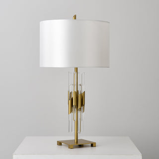 Aloft Table Lamp in Matte Brass by Annimus